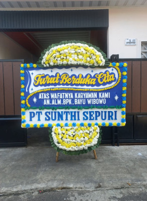 Papan Bunga Duka di Kota Matsum Ii